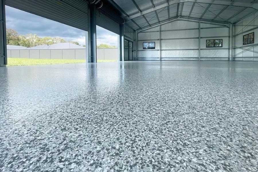Flake flooring