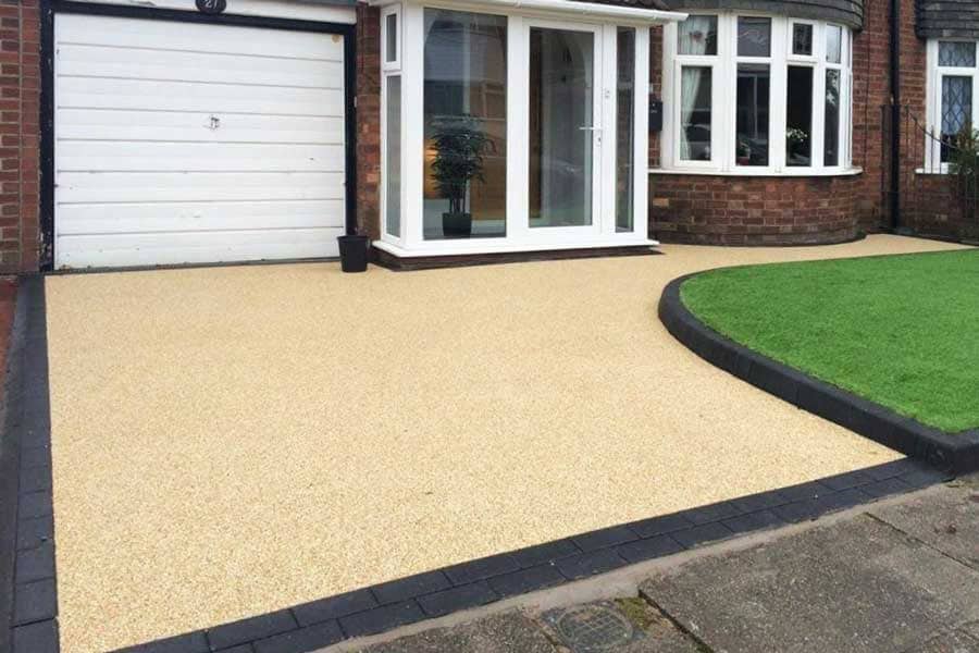 Resin bound driveway
